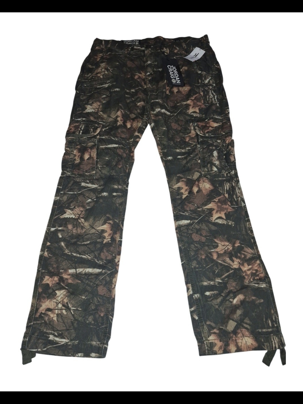 Jordan Craig Camouflage Cargo Shorts in Green and Brown